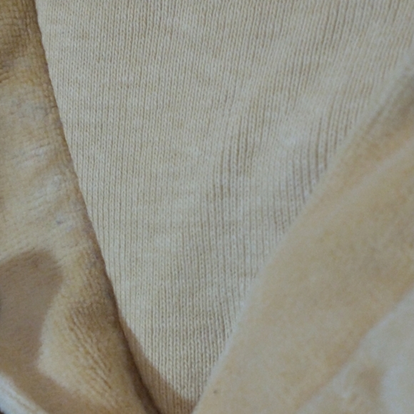 Vintage Gertrude Davenport Yellow Sweater with Built in Shirt. Size Small. - Picture 5 of 8